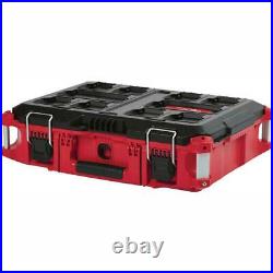 Milwaukee PACKOUT 22 In. Tool Box Modular Portable Storage Organizer Bin Tray