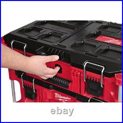 Milwaukee PACKOUT 22 In. Tool Box Modular Portable Storage Organizer Bin Tray