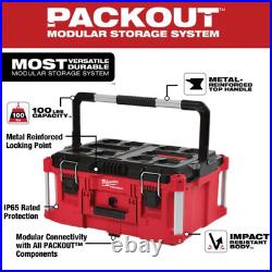 Milwaukee PACKOUT 22 Inches Large Portable Tool Box Fits Modular Storage System