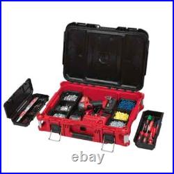 Milwaukee PACKOUT 22 in Medium Red Tool Box with 75 lbs Weight Capacity Milwaukee PACKOUT 22 in Medium Red Tool Box with 75 lbs Weight Capacity