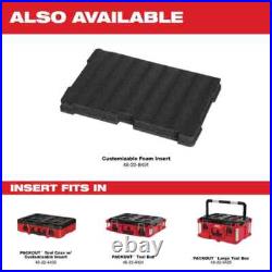 Milwaukee PACKOUT 22 in Medium Red Tool Box with 75 lbs Weight Capacity Milwaukee PACKOUT 22 in Medium Red Tool Box with 75 lbs Weight Capacity