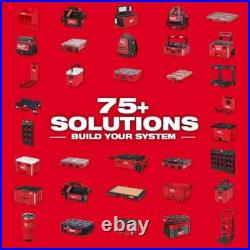 Milwaukee PACKOUT 22 in Medium Red Tool Box with 75 lbs Weight Capacity Milwaukee PACKOUT 22 in Medium Red Tool Box with 75 lbs Weight Capacity