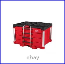 Milwaukee PACKOUT 22 in. Modular 4-Drawer Tool Box, New