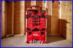 Milwaukee PACKOUT 3-Drawer Tool Box 48-22-8447 Multi-Depth Storage Unit Milwaukee PACKOUT 3-Drawer Tool Box 48-22-8447 Multi-Depth Storage Unit