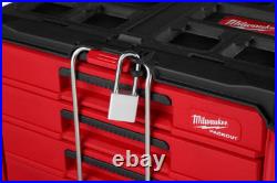 Milwaukee PACKOUT 4-Drawer Tool Box Red/Black 48-22-8444 Modular Storage System Milwaukee PACKOUT 4-Drawer Tool Box Red/Black 48-22-8444 Modular Storage System