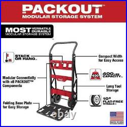 Milwaukee PACKOUT 48-22-8415 20 in. 2-Wheel Utility Cart, New, Free Shipping