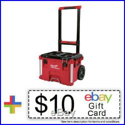 Milwaukee PACKOUT Rolling Tool Box 48-22-8426 New + $10 eBay Gift Card