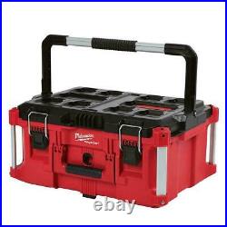 Milwaukee PACKOUT Rolling Tool Box System Impact-Resistant Polymers (3-Piece)