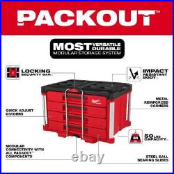 Milwaukee Packout 4-Drawer Tool Box