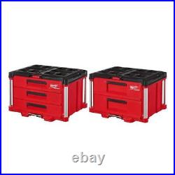 Milwaukee Packout Modular Tool Box 28.6 3-Drawer+2-Drawer Tool Storage Lockable