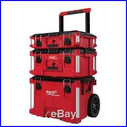 Milwaukee Packout Portable Tool-Box Storage Rolling-Wheeled Cart Chest Organizer