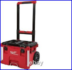 Milwaukee Packout Portable Tool-Box Storage Rolling-Wheeled Cart Chest Organizer