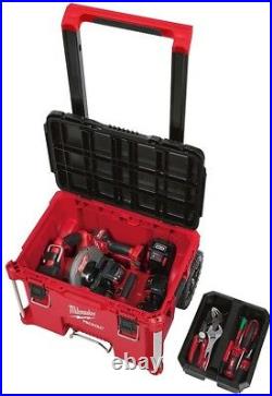 Milwaukee Packout Tool Box Modular Storage Organizer System 22 in. Mobile Wheels