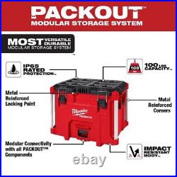 Milwaukee Tool 48-22-8429 Packout Xl Tool Box, Impact-Resistant, Polymer