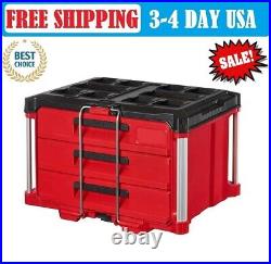 Milwaukee Tool 48-22-8443 Packout 3-Drawer Tool Box, NEW SALE OFF