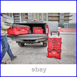 Milwaukee Tool 48-22-8443 Packout 3-Drawer Tool Box, Polymer, Black/Red, 22-1/4