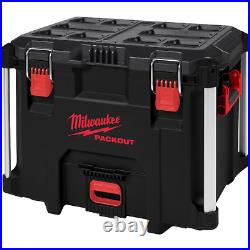 Milwaukee Tool Box PACKOUT Storage Organizer Impact Resistant XL 422 x 554 x 394