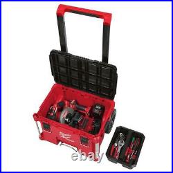 Milwaukee Tool Box Storage 22 Modular Impact-Resistant Polypropylene Red