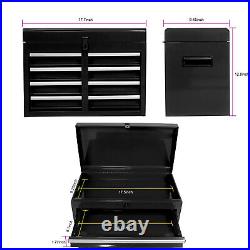 Mobile Rolling Tool Box Chest Cabinet with Lockable Wheels Sliding Drawers