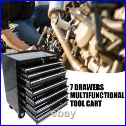 Mobile Workbench Rolling Tool storage Cabinet with 7Drawer Single Door Tool Chest