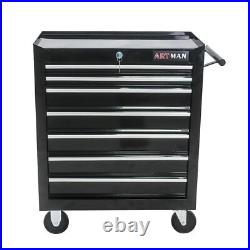 Mobile Workbench Rolling Tool storage Cabinet with 7Drawer Single Door Tool Chest