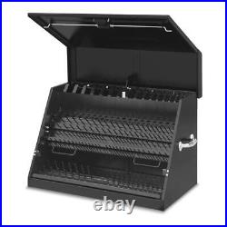 Montezuma 30 inch x 19 inch Triangle Toolbox steel black