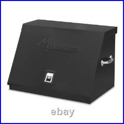 Montezuma 30 inch x 19 inch Triangle Toolbox steel black