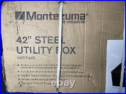Montezuma MKDB42B 42 Steel Lockable Utility Box and Portable Tool Storage New