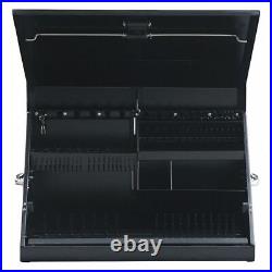 Montezuma Me300b 30W Steel, Black Portable Tool Box, Powder Coated, 18-1/4H