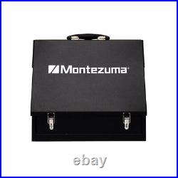 Montezuma SB150B 15W Steel Black Portable Tool Box Multi-tier Handheld Storage