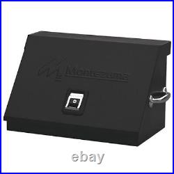 Montezuma Sm200b 22-1/2W Steel, Black Portable Tool Box, Powder Coated