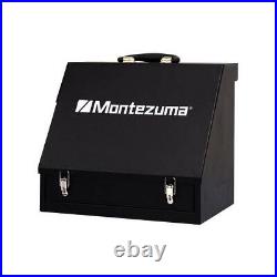 Montezuma Tool Box 13.13x15.4x10.63Portable Handheld Steel Triangle Heavyduty