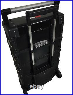 Motamec Modular Tool Box Trolley Mobile Cart 4 Module Stack Cabinet Chest C41H