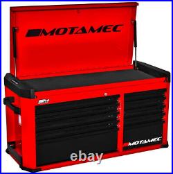 Motamec Motorsport M94 Large Top Chest Tool Box Cabinet Red / Black