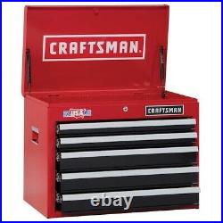 NEW CRAFTSMAN 2000 Series 26-in W x 19.75-in H 5-Drawer Steel Tool Chest (Red)