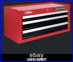 NEW CRAFTSMAN 26 2000S 3-drawer Intermediate Middle Chest Tool Box CMST98246RB NEW CRAFTSMAN 26 2000S 3-drawer Intermediate Middle Chest Tool Box CMST98246RB
