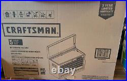 NEW CRAFTSMAN Steel Tool Box 1000 Series 26-in Wx17.25-in H5-Drawer Ball-bearing