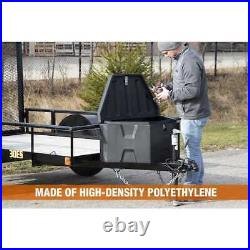 NEW Heavy Duty Matte Plastic Trailer Tongue Truck Tool Box 18in X 19in X 36in