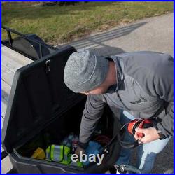 NEW Heavy Duty Matte Plastic Trailer Tongue Truck Tool Box 18in X 19in X 36in