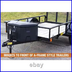 NEW Heavy Duty Matte Plastic Trailer Tongue Truck Tool Box 18in X 19in X 36in