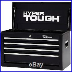 NEW Hyper Tough 26W 4 Drawer Ball Bearing Chest Tool Box witho Cabinet Mechanic