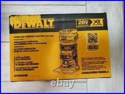 NEW IN BOX! DEWALT DCW600B 20V MAX XR Cordless Compact Router Tool Only