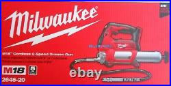 NEW IN BOX Milwaukee 2646-20 Grease Gun M18 18 Volt Cordless Tool Only 18V