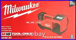 NEW IN BOX Milwaukee M18 2848-20 Cordless Tire Inflator 18 Volt Tool Only 18V