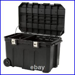 NEW Large Portable Rolling Tool Chest 23in 50 Gal Mobile Tool Box 100lb Capacity