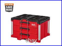 NEW! PACKOUT 22 in. Modular 3-Drawer Tool Box with Metal Reinforced Corners