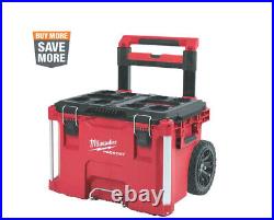 NEW PACKOUT 22 in. Rolling Modular Tool Box, Extension Handle and 9 in. Wheels