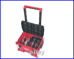 NEW PACKOUT 22 in. Rolling Modular Tool Box, Extension Handle and 9 in. Wheels