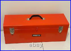 NEW Proto Tools USA J9969R Steel RED Tool Box with Removable Tray, 26 Wide, NOS