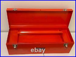 NEW Proto Tools USA J9969R Steel RED Tool Box with Removable Tray, 26 Wide, NOS